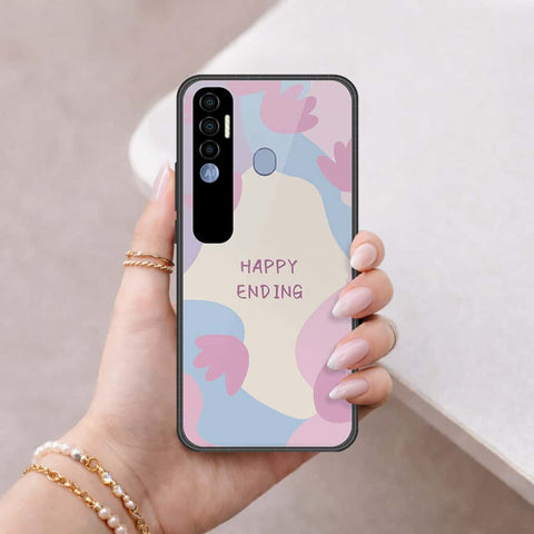 Tecno Spark 7 Pro Cover - Happy Series - HQ Premium Shine Durable Shatterproof Case