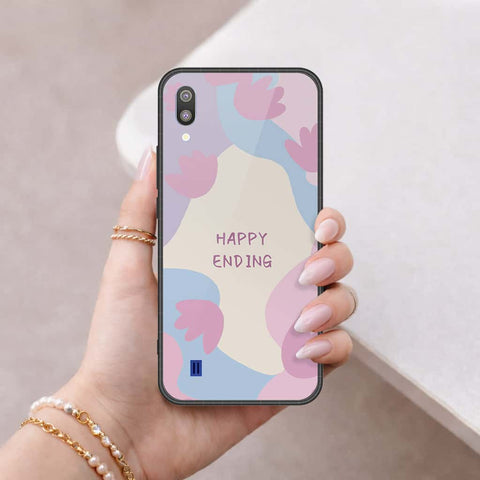 Samsung Galaxy M10 Cover - Happy Series - HQ Premium Shine Durable Shatterproof Case