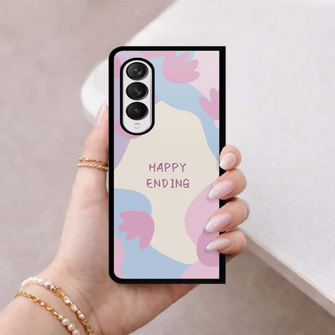 Samsung Galaxy Z Fold 4 5G Cover - Happy Series - HQ Premium Shine Durable Shatterproof Case