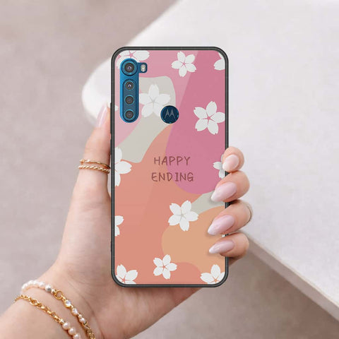 Motorola One Fusion Plus Cover - Happy Series - HQ Premium Shine Durable Shatterproof Case