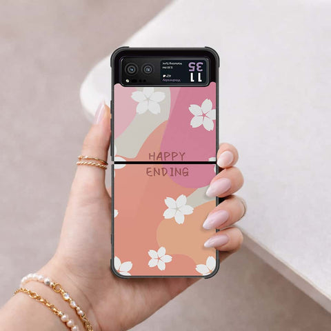 Motorola Razr 40 Cover - Happy Series - HQ Premium Shine Durable Shatterproof Case