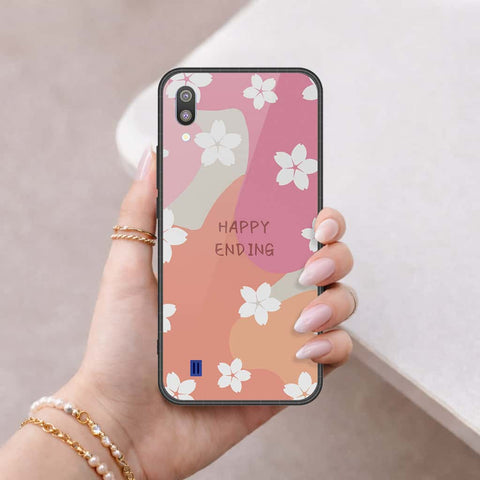 Samsung Galaxy M10 Cover - Happy Series - HQ Premium Shine Durable Shatterproof Case