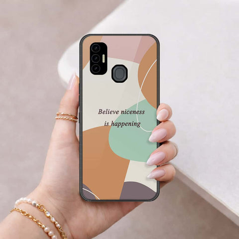 Tecno Spark 7T Cover - Happy Series - HQ Premium Shine Durable Shatterproof Case