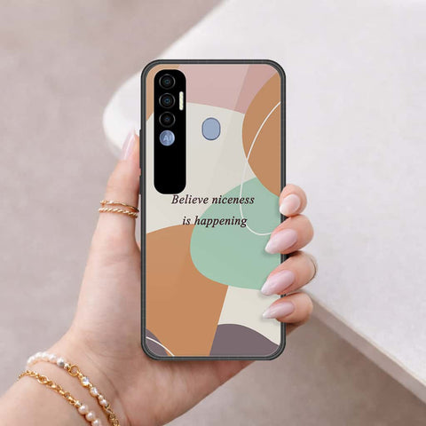 Tecno Spark 7 Pro Cover - Happy Series - HQ Premium Shine Durable Shatterproof Case