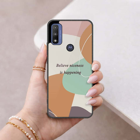 Motorola G Pure 2021 Cover - Happy Series - HQ Premium Shine Durable Shatterproof Case