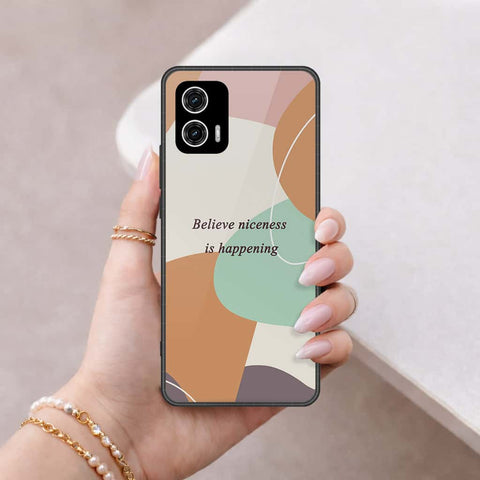 Motorola Moto G73 Cover - Happy Series - HQ Premium Shine Durable Shatterproof Case