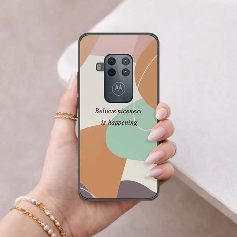 Motorola One Zoom Cover - Happy Series - HQ Premium Shine Durable Shatterproof Case