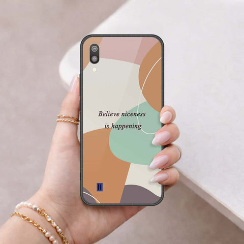 Samsung Galaxy M10 Cover - Happy Series - HQ Premium Shine Durable Shatterproof Case