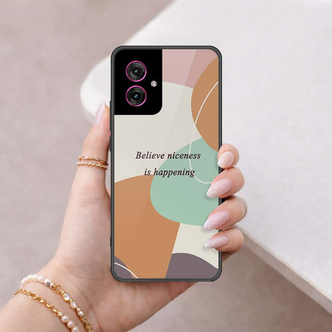 Motorola Moto G55 Cover - Happy Series - HQ Premium Shine Durable Shatterproof Case
