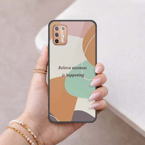 Motorola Moto G9 Plus Cover - Happy Series - HQ Premium Shine Durable Shatterproof Case