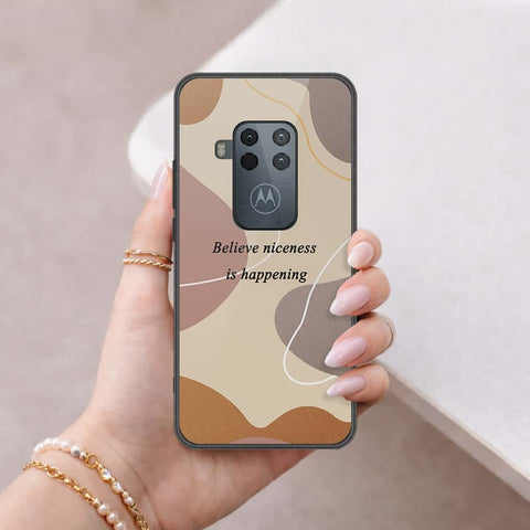 Motorola One Zoom Cover - Happy Series - HQ Premium Shine Durable Shatterproof Case