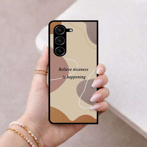 Samsung Galaxy Z Fold 5 5G Cover - Happy Series - HQ Premium Shine Durable Shatterproof Case
