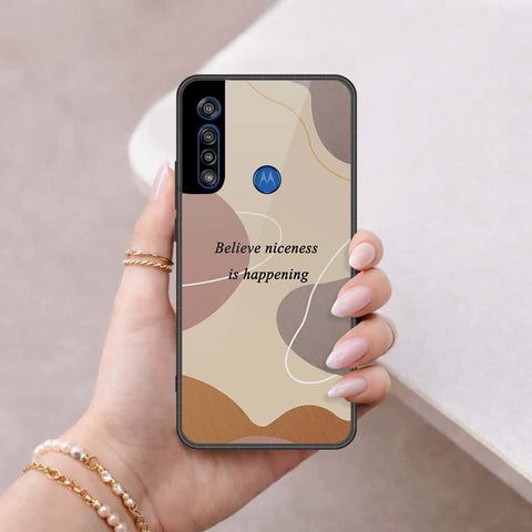Motorola Moto G8 Play Cover - Happy Series - HQ Premium Shine Durable Shatterproof Case