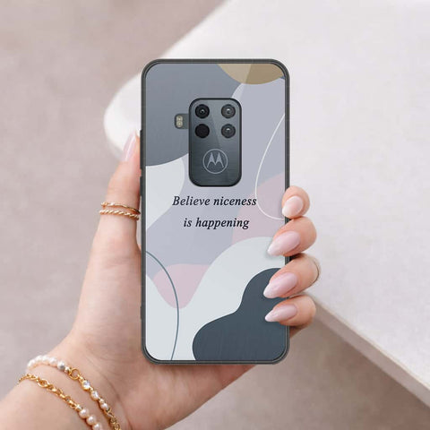 Motorola One Zoom Cover - Happy Series - HQ Premium Shine Durable Shatterproof Case