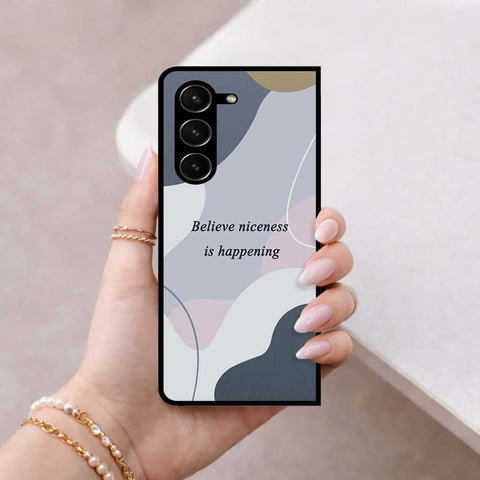 Samsung Galaxy Z Fold 5 5G Cover - Happy Series - HQ Premium Shine Durable Shatterproof Case