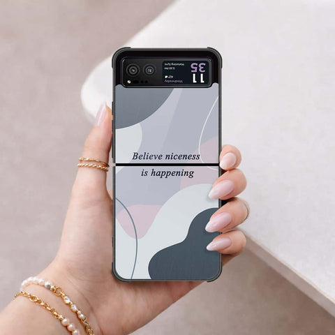 Motorola Razr 40 Cover - Happy Series - HQ Premium Shine Durable Shatterproof Case