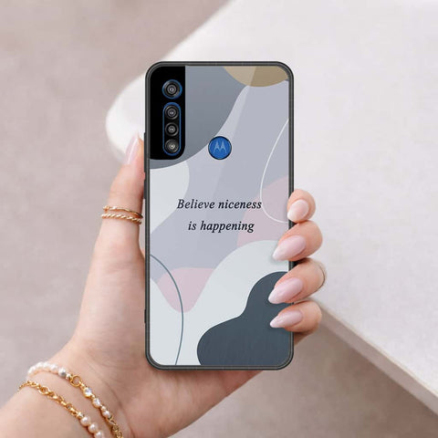 Motorola Moto G8 Play Cover - Happy Series - HQ Premium Shine Durable Shatterproof Case
