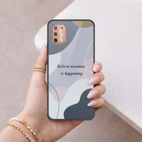 Motorola Moto G9 Plus Cover - Happy Series - HQ Premium Shine Durable Shatterproof Case