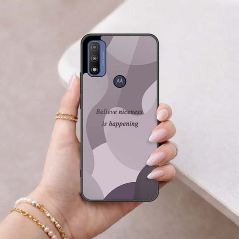 Motorola G Pure 2021 Cover - Happy Series - HQ Premium Shine Durable Shatterproof Case