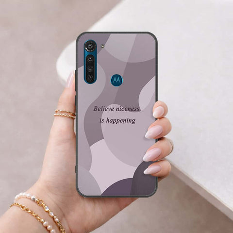 Motorola Moto G8 Power Cover - Happy Series - HQ Premium Shine Durable Shatterproof Case