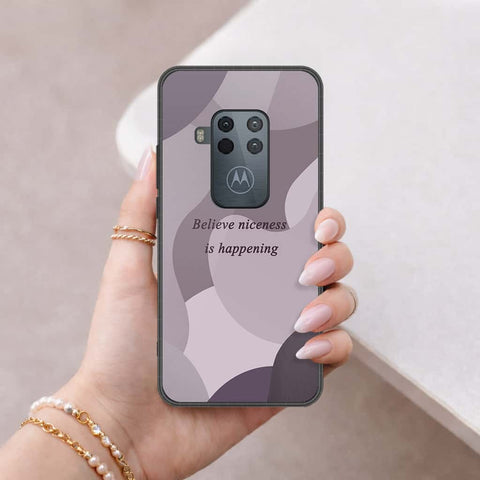 Motorola One Zoom Cover - Happy Series - HQ Premium Shine Durable Shatterproof Case
