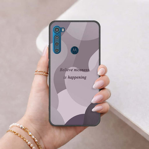 Motorola One Fusion Plus Cover - Happy Series - HQ Premium Shine Durable Shatterproof Case