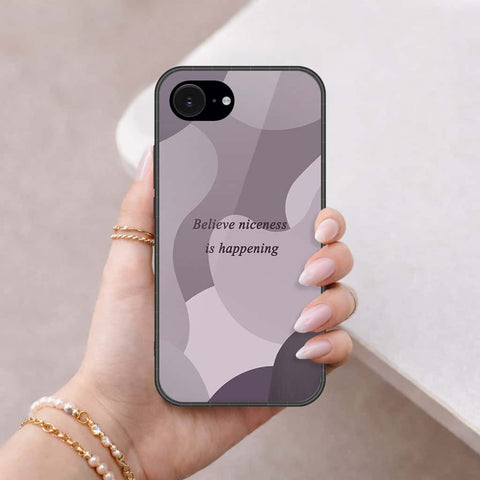 iPhone 18e Cover - Happy Series - HQ Ultra Shine Premium Infinity Glass Soft Silicon Borders Case