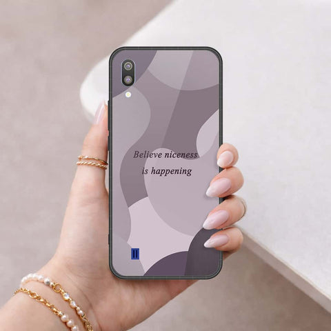 Samsung Galaxy M10 Cover - Happy Series - HQ Premium Shine Durable Shatterproof Case