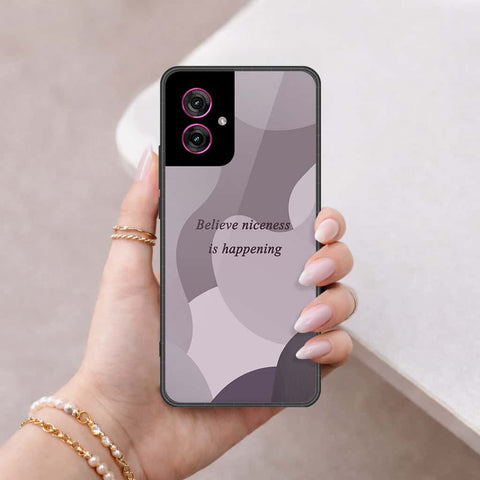 Motorola Moto G55 Cover - Happy Series - HQ Premium Shine Durable Shatterproof Case
