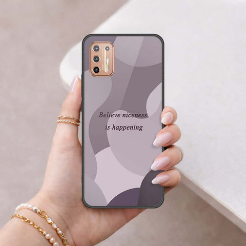 Motorola Moto G9 Plus Cover - Happy Series - HQ Premium Shine Durable Shatterproof Case