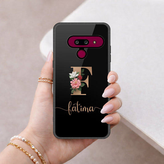 LG G8 ThinQ Cover - Peronsalized Alphabet Series - HQ Premium Shine Durable Shatterproof Case