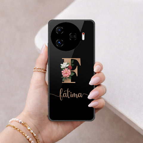 Tecno Camon 30 Pro 5G Cover - Peronsalized Alphabet Series - HQ Premium Shine Durable Shatterproof Case