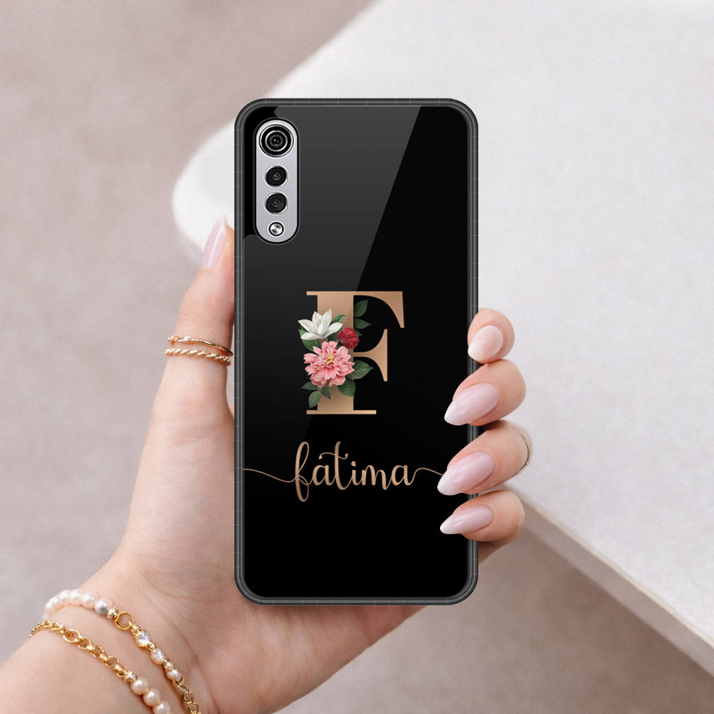 LG Velvet 5G Cover - Peronsalized Alphabet Series - HQ Premium Shine Durable Shatterproof Case