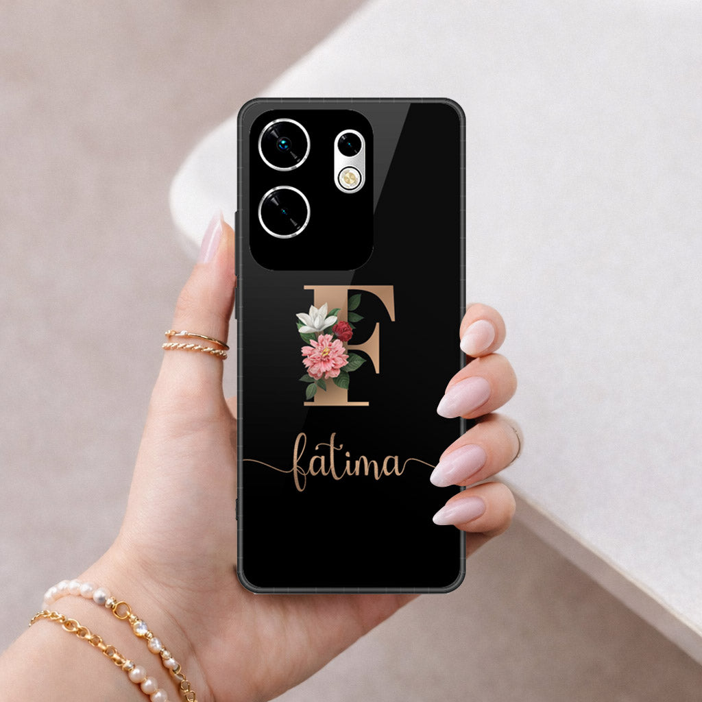 Infinix Zero 30 4G Cover - Peronsalized Alphabet Series - HQ Premium Shine Durable Shatterproof Case
