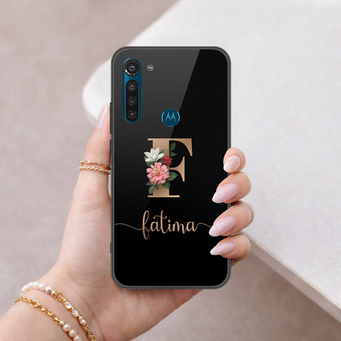 Motorola Moto G8 Power Cover - Peronsalized Alphabet Series - HQ Premium Shine Durable Shatterproof Case