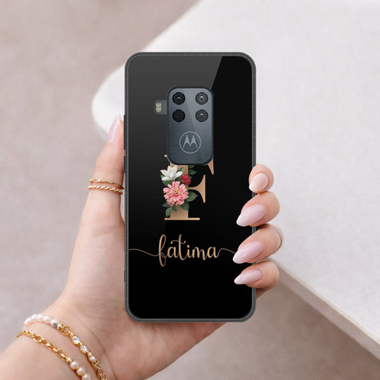 Motorola One Zoom Cover - Peronsalized Alphabet Series - HQ Premium Shine Durable Shatterproof Case