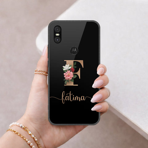 Motorola P30 Play Cover - Peronsalized Alphabet Series - HQ Premium Shine Durable Shatterproof Case