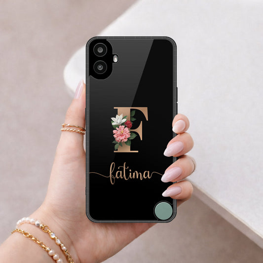 Nothing CMF Phone 1 Cover - Peronsalized Alphabet Series - HQ Premium Shine Durable Shatterproof Case