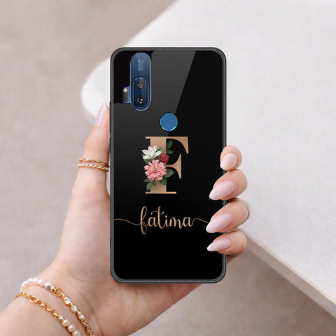 Motorola One Hyper Cover - Peronsalized Alphabet Series - HQ Premium Shine Durable Shatterproof Case