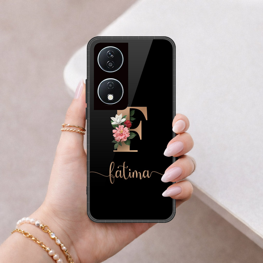 Honor X7b 5G Cover - Peronsalized Alphabet Series - HQ Premium Shine Durable Shatterproof Case