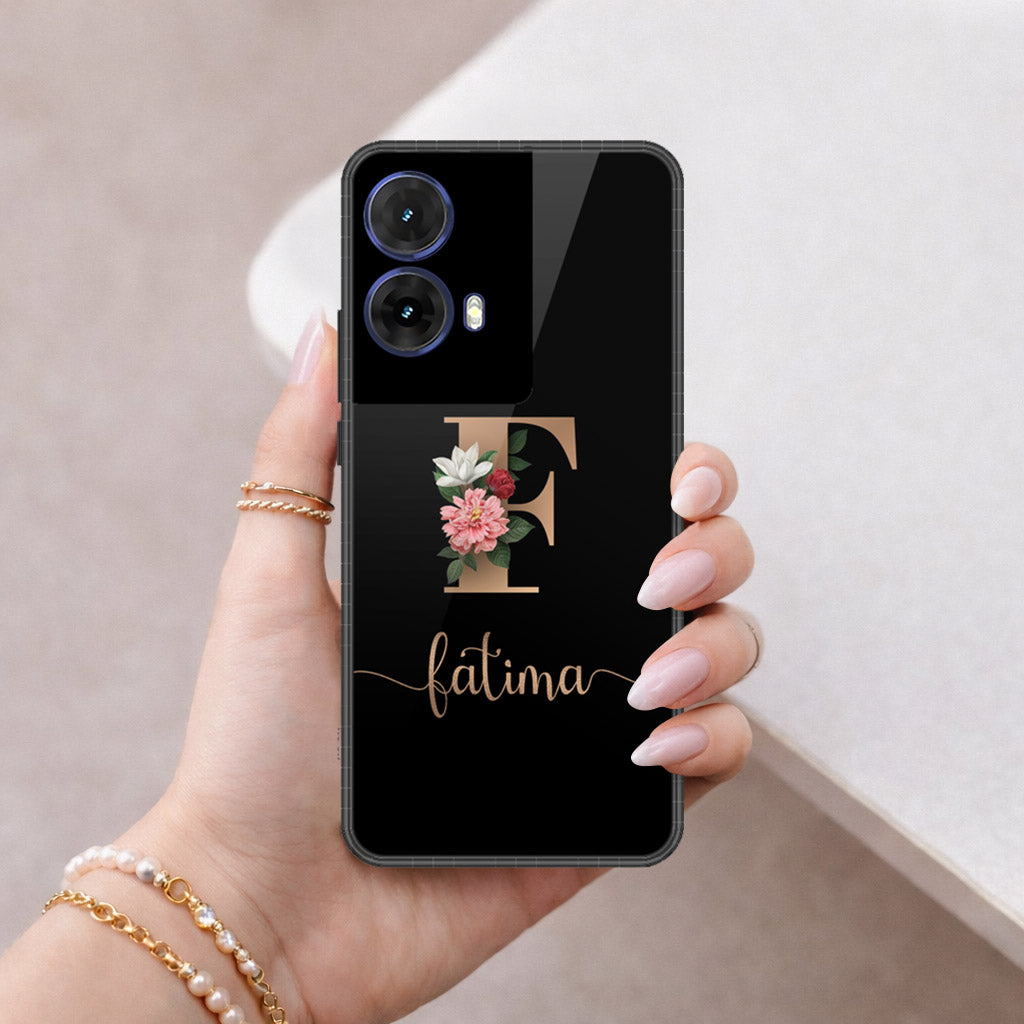 Motorola Moto G85 Cover - Peronsalized Alphabet Series - HQ Premium Shine Durable Shatterproof Case