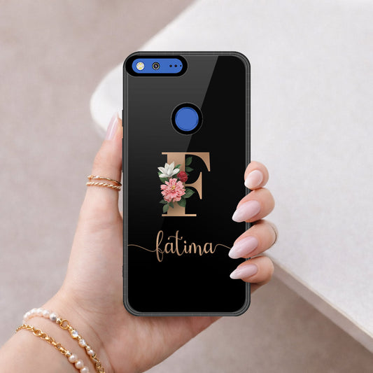 Google Pixel Cover - Peronsalized Alphabet Series - HQ Premium Shine Durable Shatterproof Case