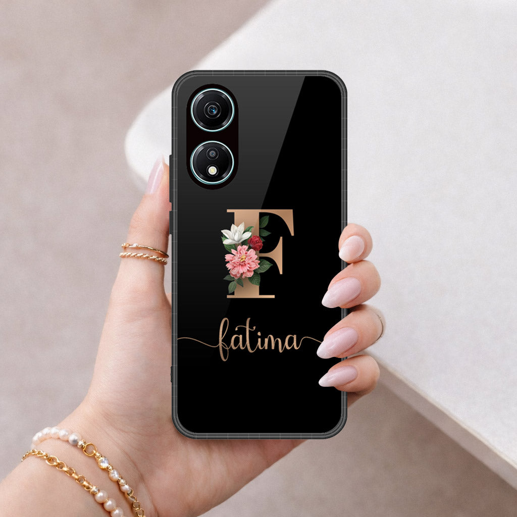 Honor X5 Plus Cover - Peronsalized Alphabet Series - HQ Premium Shine Durable Shatterproof Case