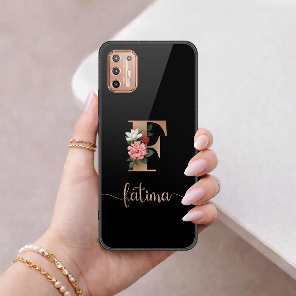 Motorola Moto G9 Plus Cover - Peronsalized Alphabet Series - HQ Premium Shine Durable Shatterproof Case