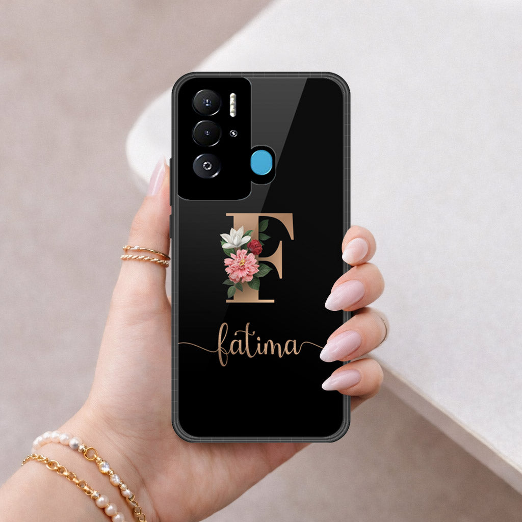 Tecno Pova Neo Cover - Peronsalized Alphabet Series - HQ Premium Shine Durable Shatterproof Case