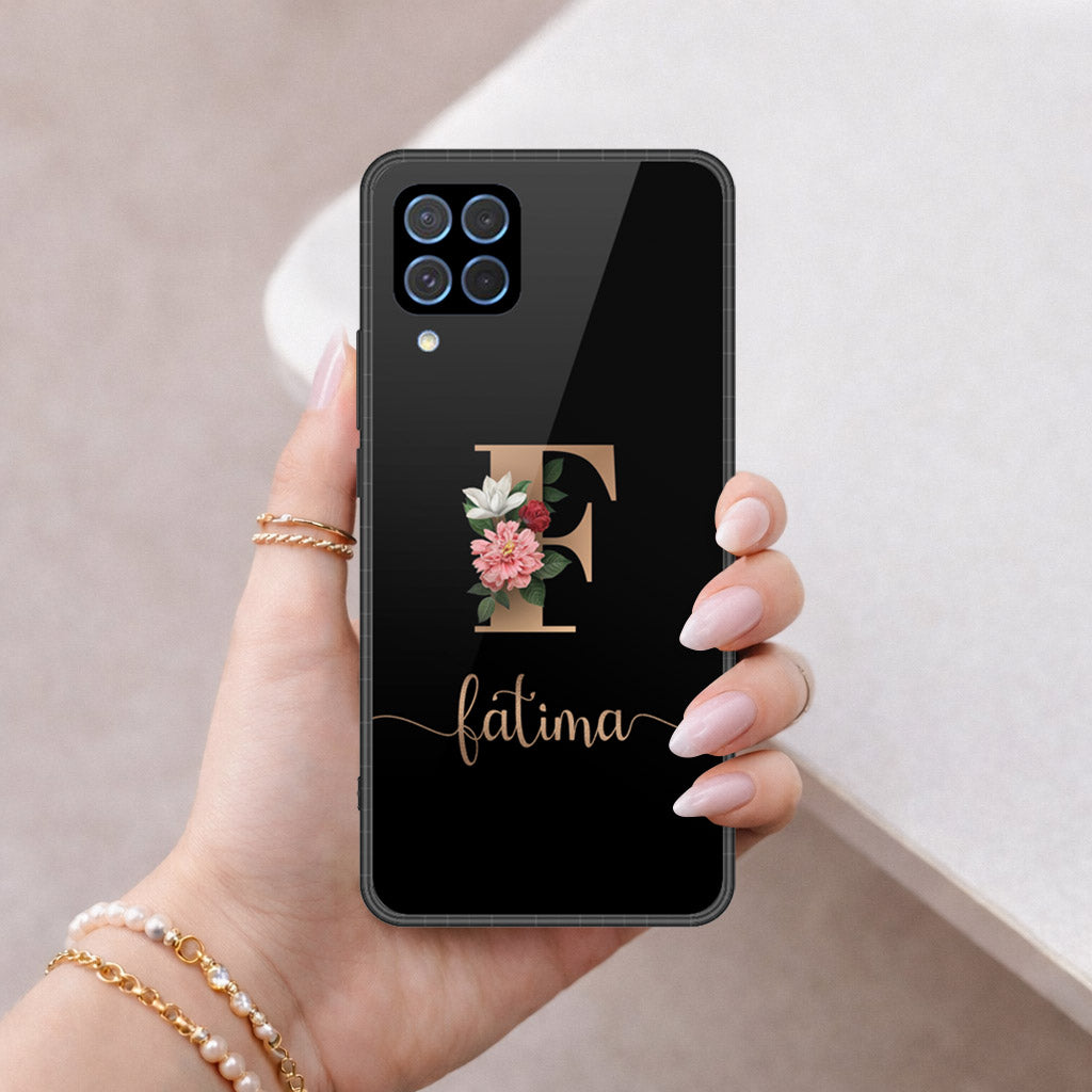 Samsung Galaxy M62 Cover - Peronsalized Alphabet Series - HQ Premium Shine Durable Shatterproof Case