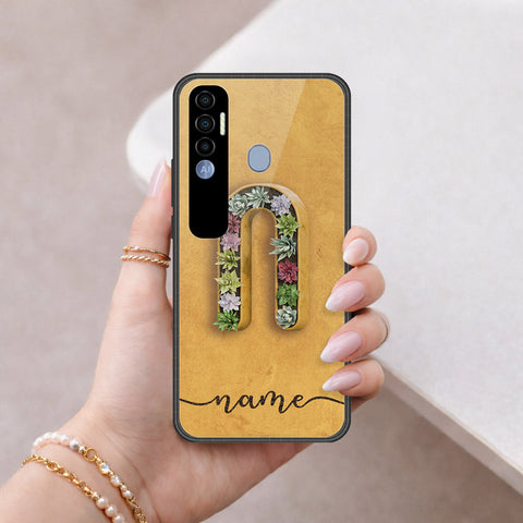 Tecno Spark 7 Pro Cover - Peronsalized Alphabet Series - HQ Premium Shine Durable Shatterproof Case