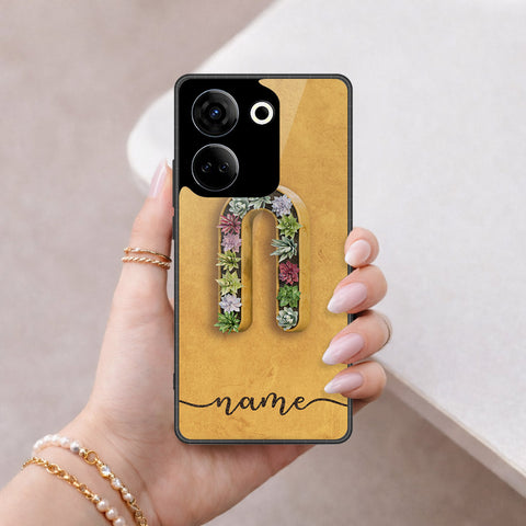 Tecno Camon 20 Pro Cover - Peronsalized Alphabet Series - HQ Premium Shine Durable Shatterproof Case