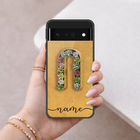 Google Pixel 6 Pro Cover - Peronsalized Alphabet Series - HQ Premium Shine Durable Shatterproof Case