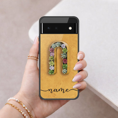 Google Pixel 6 Cover - Peronsalized Alphabet Series - HQ Premium Shine Durable Shatterproof Case